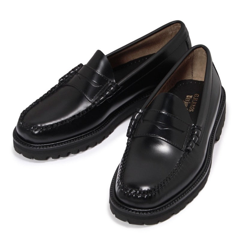 ローファー | 【RESTOCK】11510 LARSON / BLACK (RUBBER SOLE) - G.H.BASS