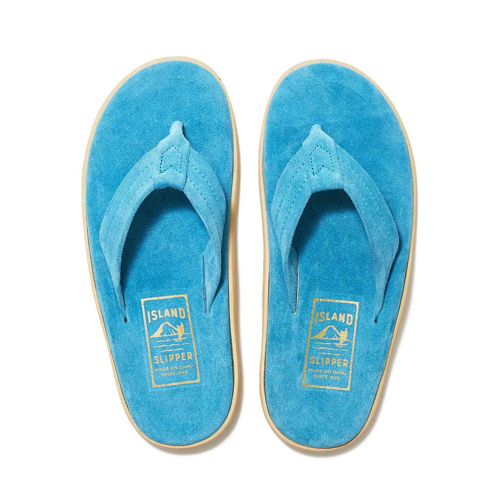 サンダル | PT203 / TURQUOISE SUEDE - ISLAND SLIPPER