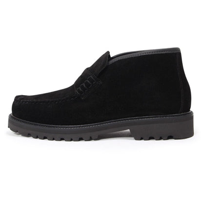 11542 / BLACK SUEDE (RUBBER SOLE)