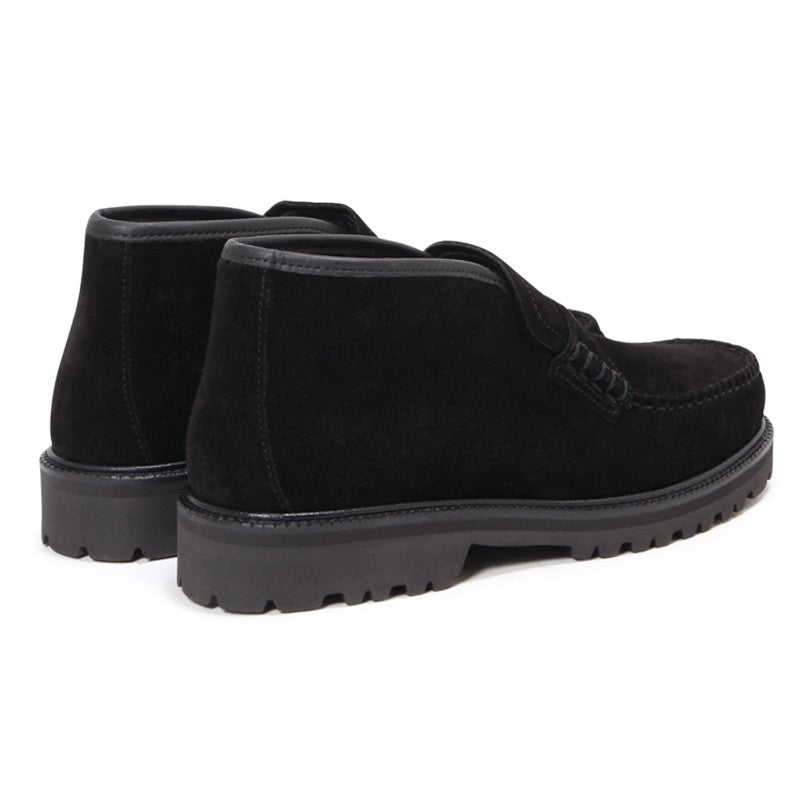 11542 / BLACK SUEDE (RUBBER SOLE)