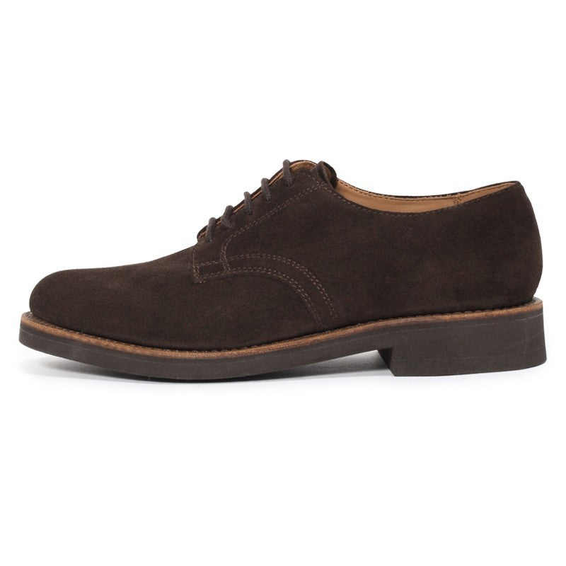 12512 DIRTYBUCK DERBY / DARK BROWN SUEDE (RUBBER SOLE)