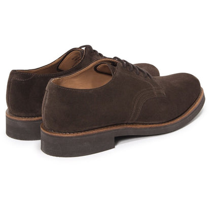 12512 DIRTYBUCK DERBY / DARK BROWN SUEDE (RUBBER SOLE)