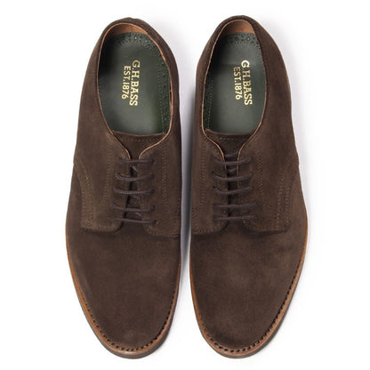 12512 DIRTYBUCK DERBY / DARK BROWN SUEDE (RUBBER SOLE)