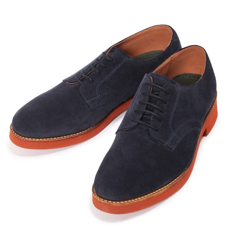 12512 DIRTYBUCK DERBY / NAVY SUEDE (RUBBER SOLE)