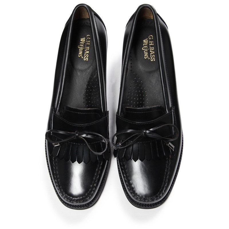 【NEW】41724 ESTHER BOW  / BLACK (RUBBER SOLE)