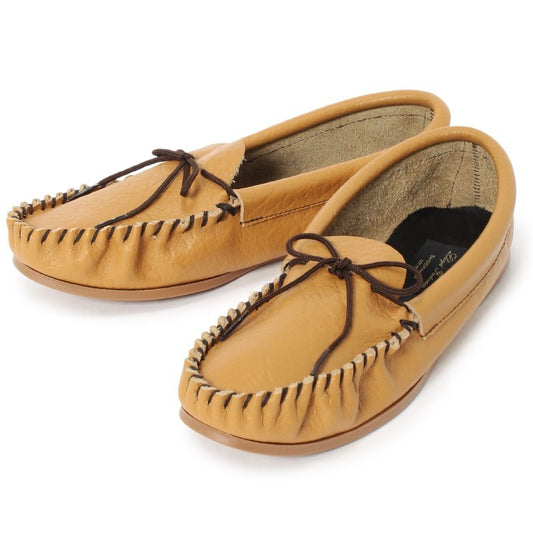 British Moccasin / Tan Grain Leather (Rubber Sole)