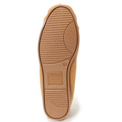 British Moccasin / Tan Grain Leather (Rubber Sole)