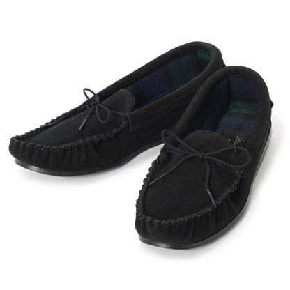 British Moccasin / Black Suede (Rubber Sole)