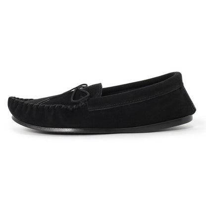 British Moccasin / Black Suede (Rubber Sole)