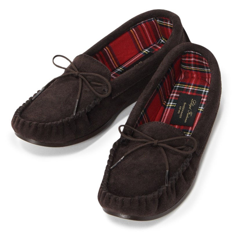 British Moccasin / Dark Brown Suede (Rubber Sole)