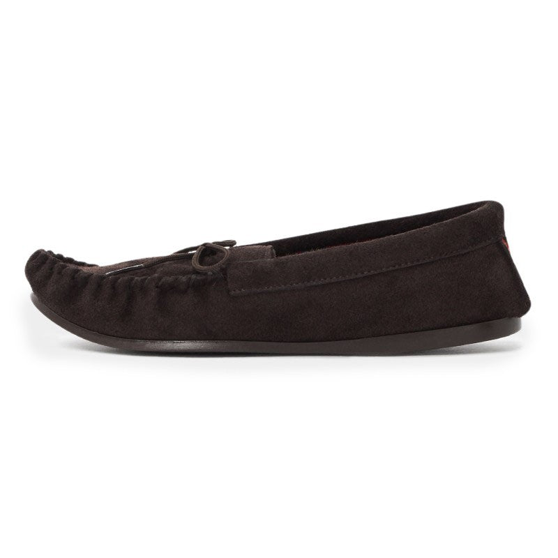 British Moccasin / Dark Brown Suede (Rubber Sole)