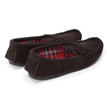 British Moccasin / Dark Brown Suede (Rubber Sole)