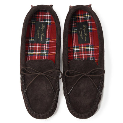 British Moccasin / Dark Brown Suede (Rubber Sole)