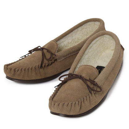 OLIVER / Taupe Suede Mouton Lining (Rubber Sole)