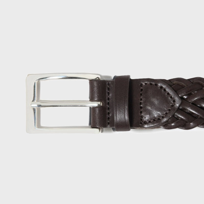 No. 618, Double Ring Leather Belt in Black by Billykirk