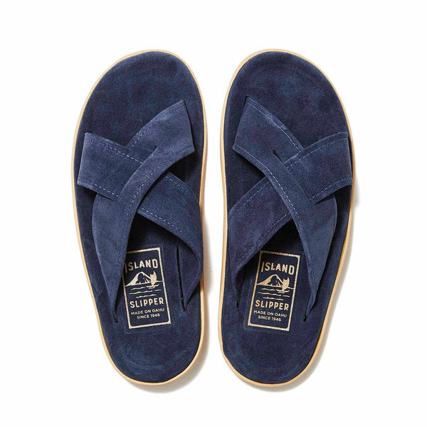 サンダル | PT223 / NAVY SUEDE - ISLAND SLIPPER