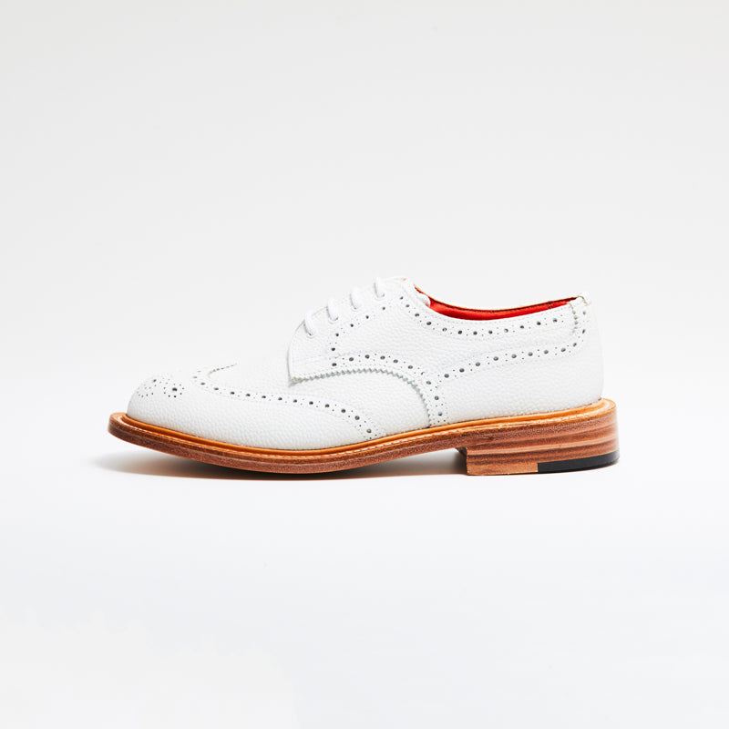 カジュアルシューズ | L5679 ANNE / WHITE SCOTCH GRAIN (LEATHER SOLE 